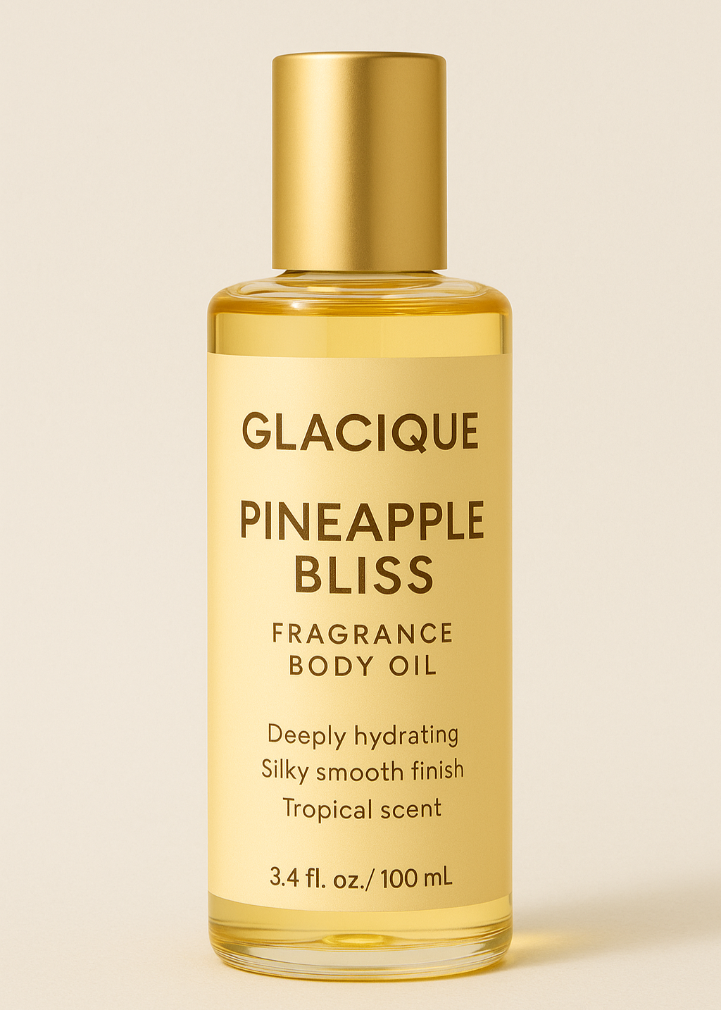 GLACIQUE PINEAPPLE BLISS FRAGRANCE BODY OIL